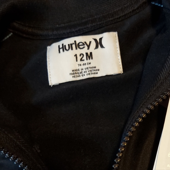 Hurley Black Jogger Set Girl's Size 12M NWT - Picture 9 of 9